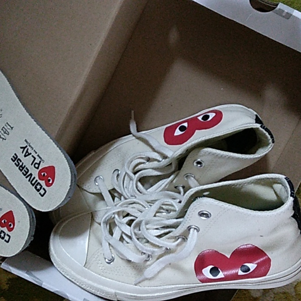 Comme des Garcons Play x Converse UK 6 US 8 WOMENS